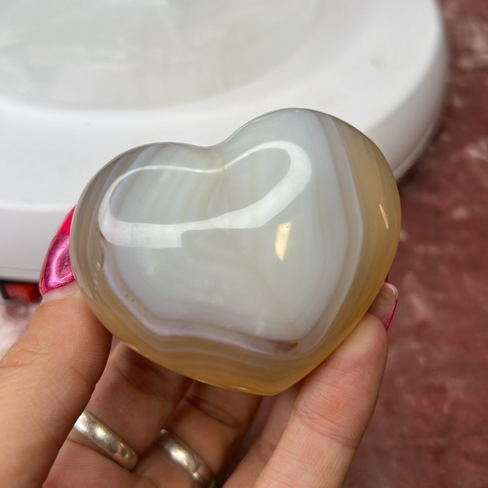 Agate heart AH02