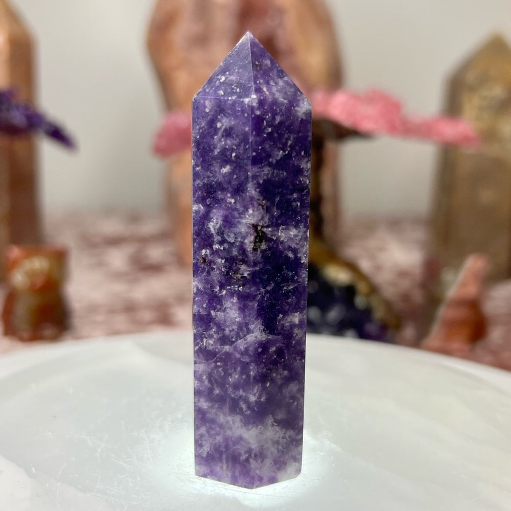 Lepidolite tower LT02