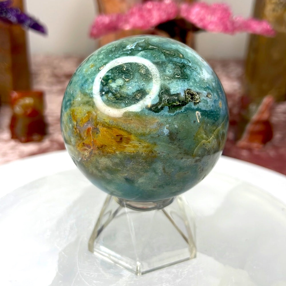 Ocean Jasper Sphere - OJS03