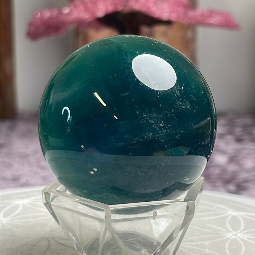 Green Fluorite Sphere - GFS01