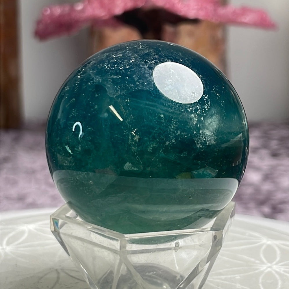 Green Fluorite Sphere - GFS01