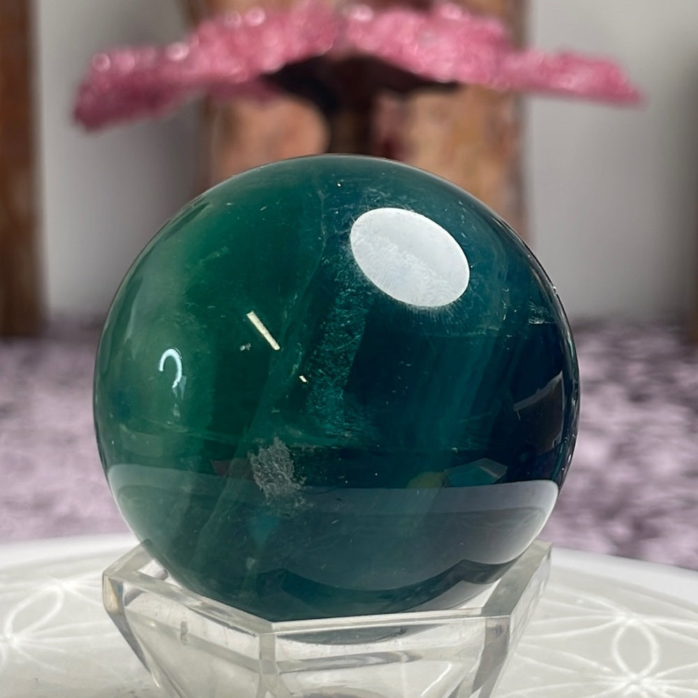 Green Fluorite Sphere - GFS01