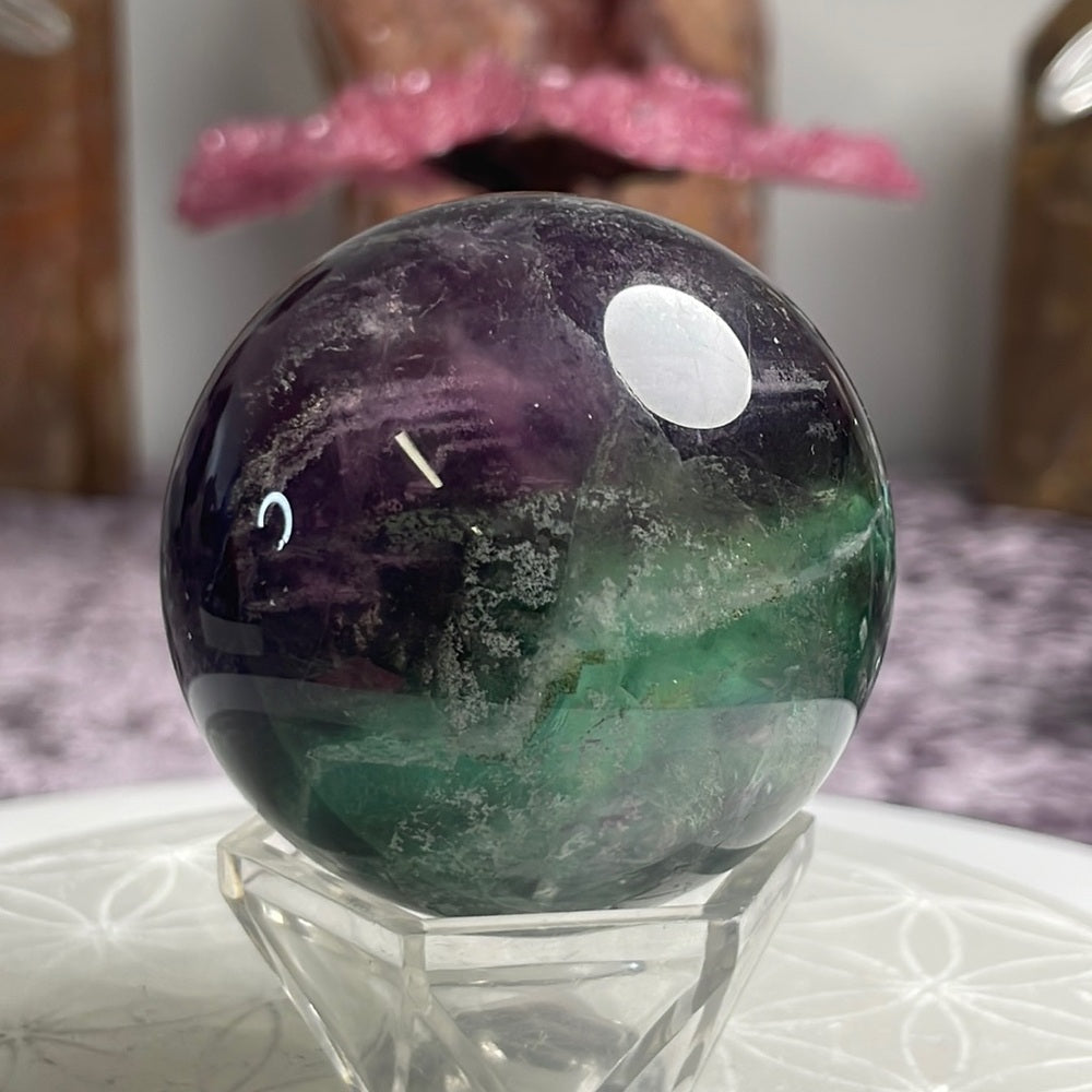 Green Fluorite Sphere - GFS03