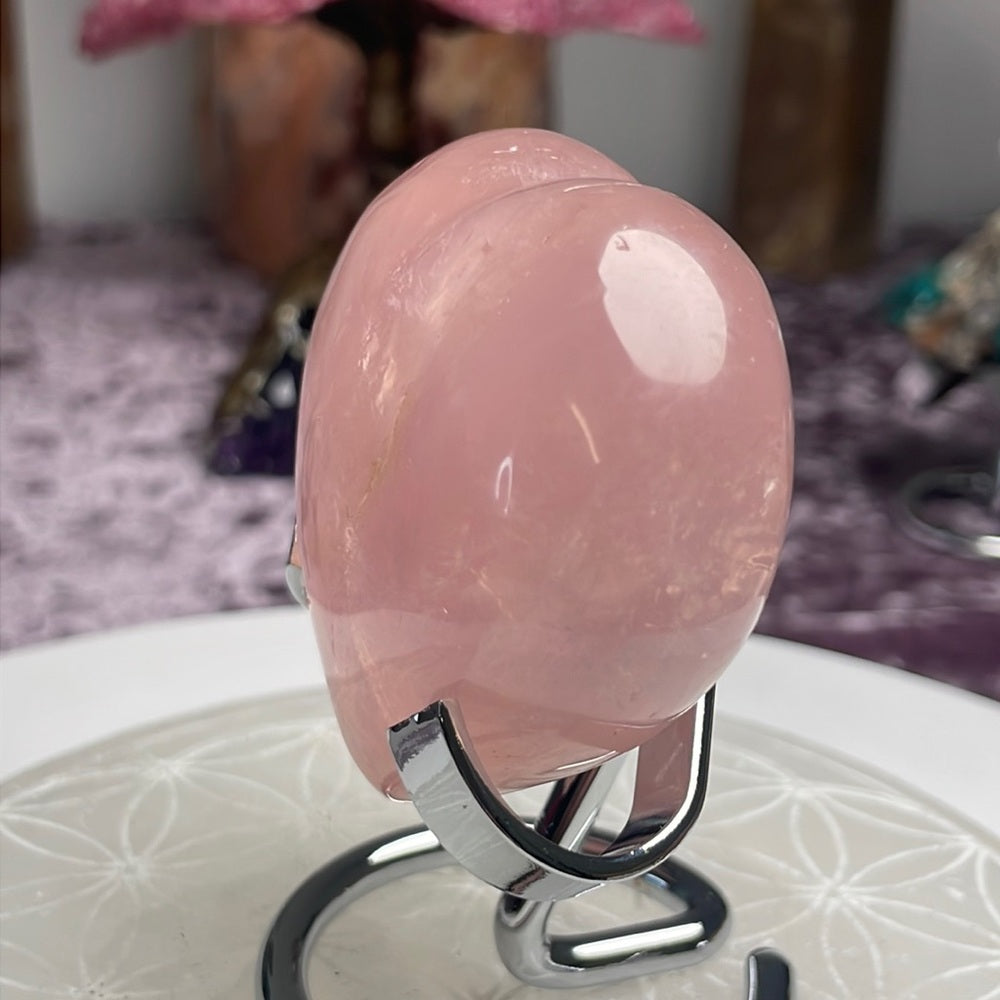 Rose Quartz Heart - RQH02