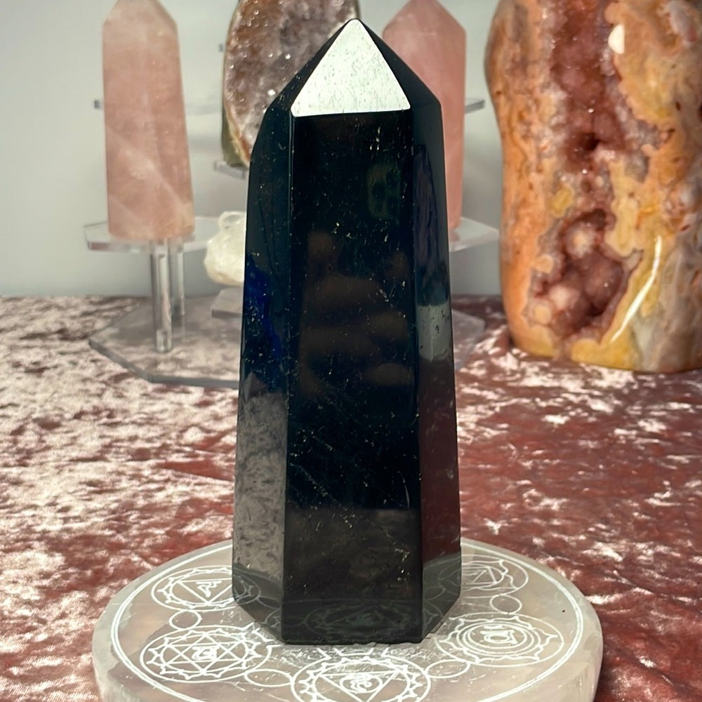 Black Tourmaline Tower- BT01