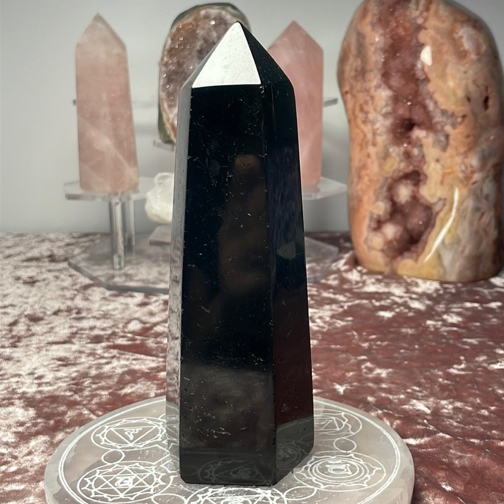 Black Tourmaline Tower- BT01