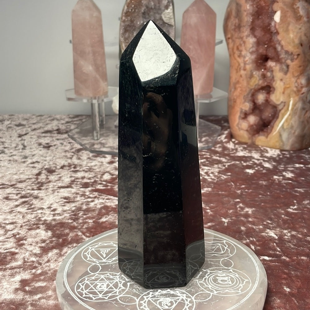 Black Tourmaline Tower- BT01