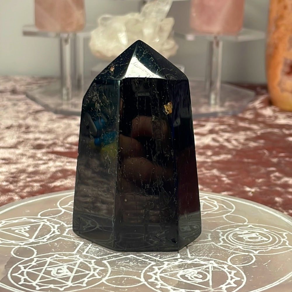 Black Tourmaline Tower - BT02