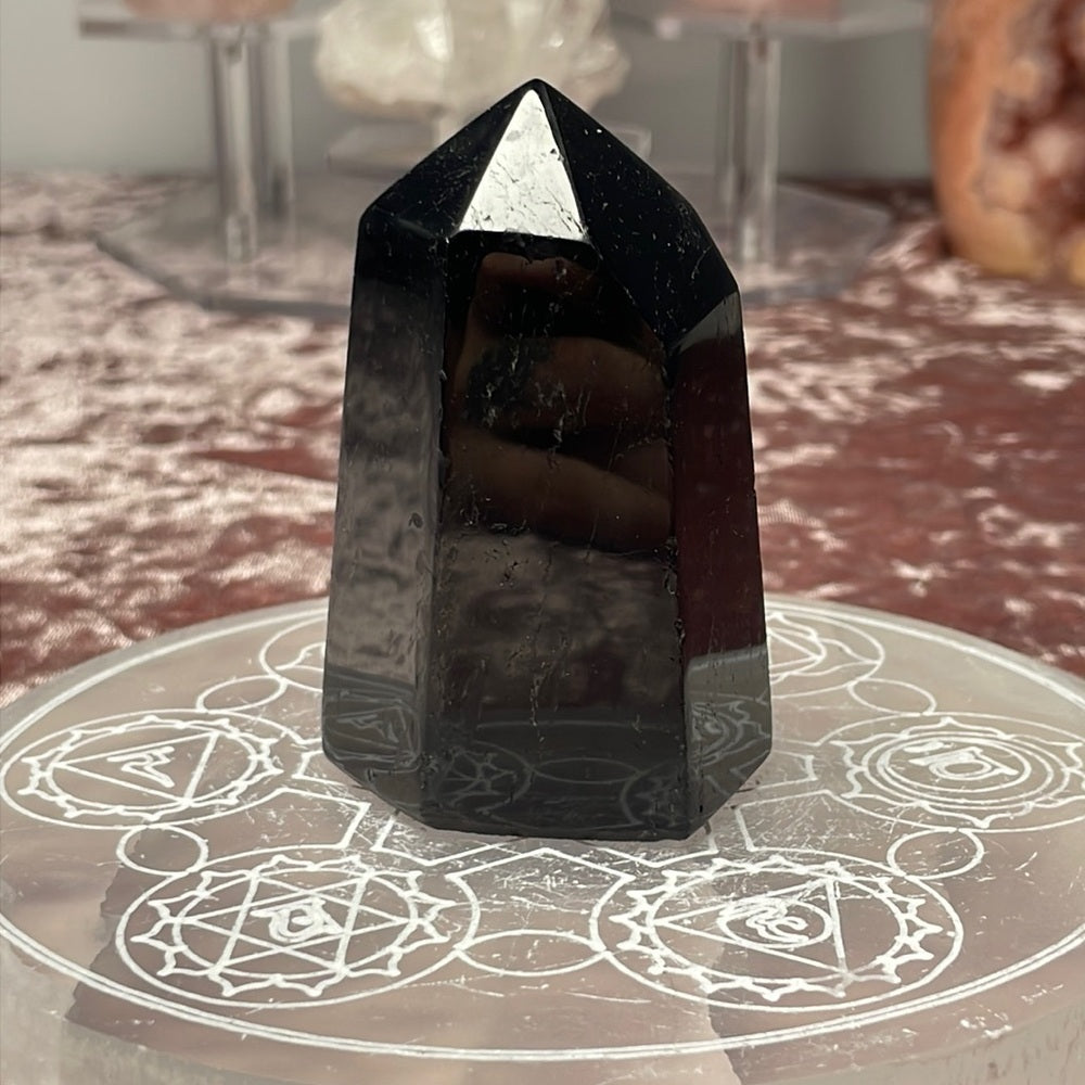 Black Tourmaline Tower - BT02