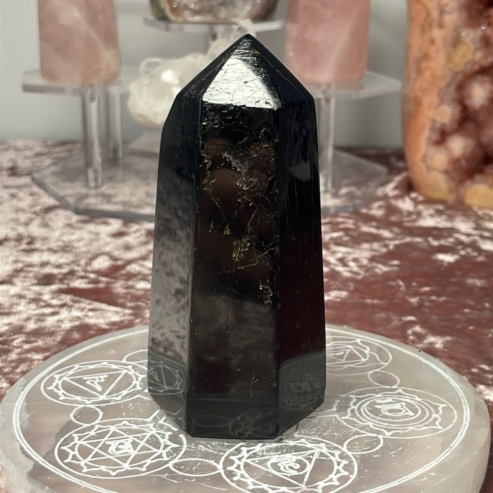 Black Tourmaline Tower - BT05