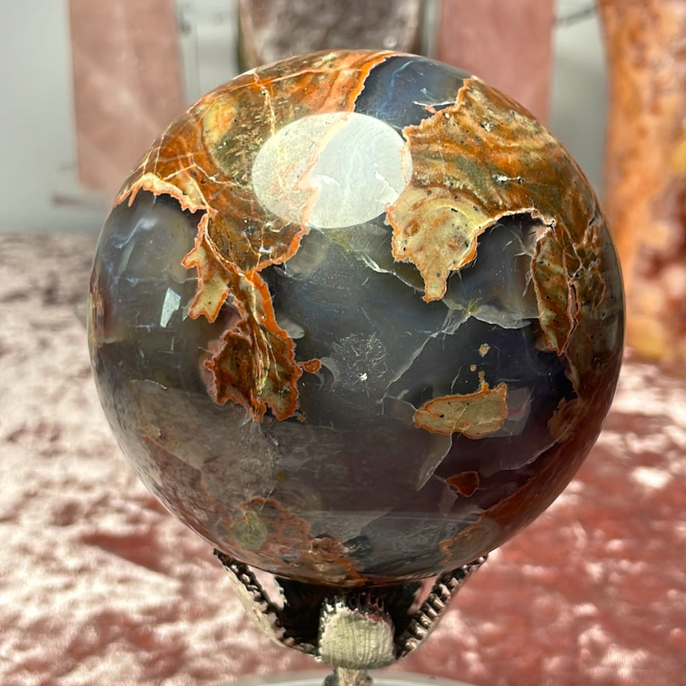 Volcano Agate Sphere - VS01