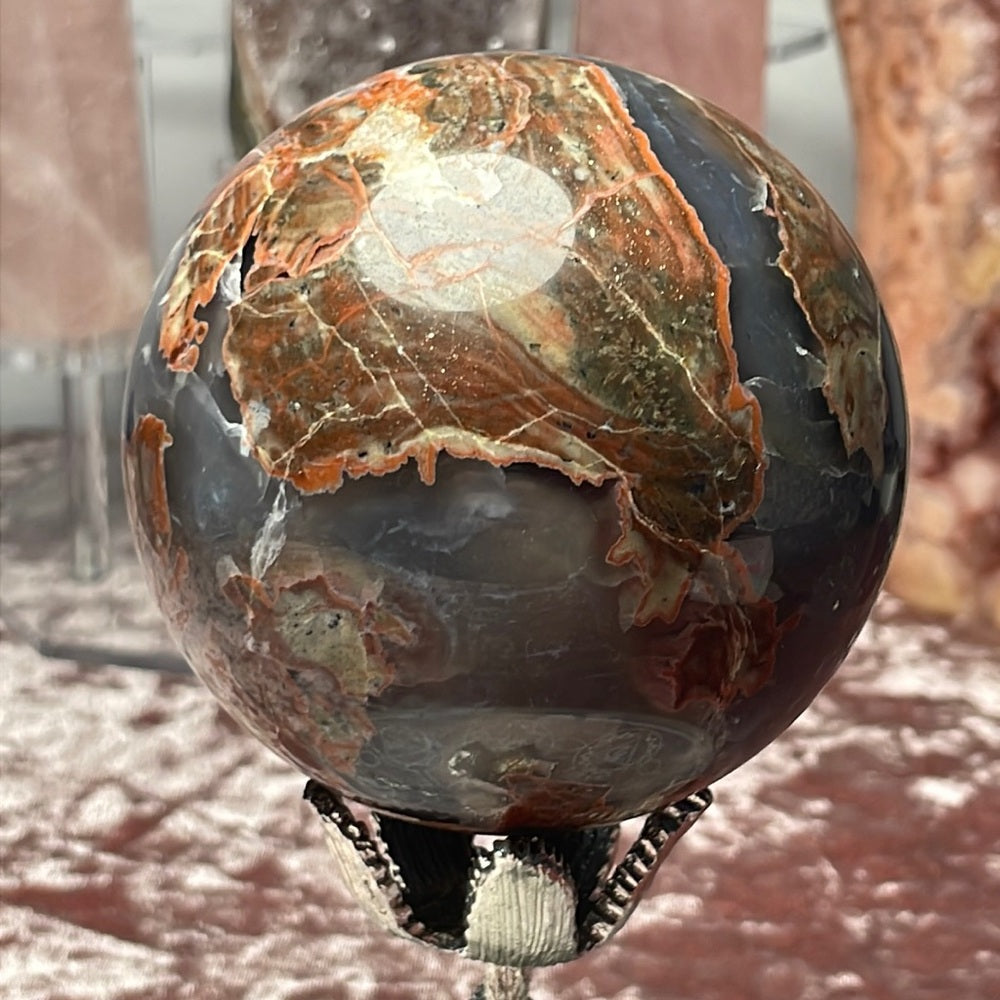 Volcano Agate Sphere - VS01