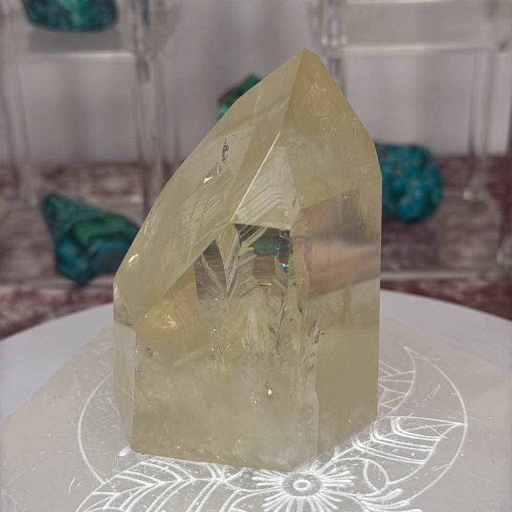 Citrine with Crazy Rainbow - CCR01