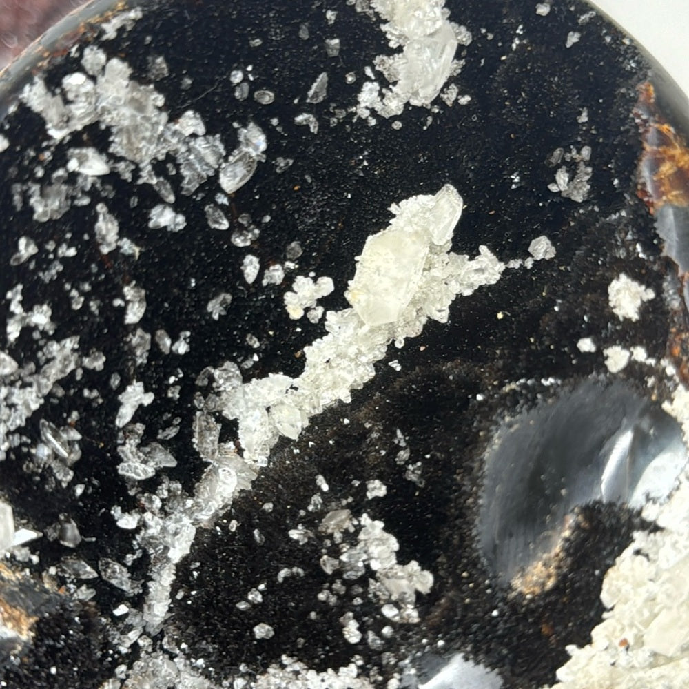Septarian Egg w/ Calcite SEC07