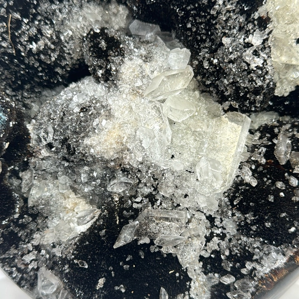 Septarian Egg w/ Calcite SEC07