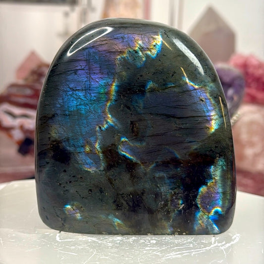 Vivid Purple/ Blue Labradorite - PBL01