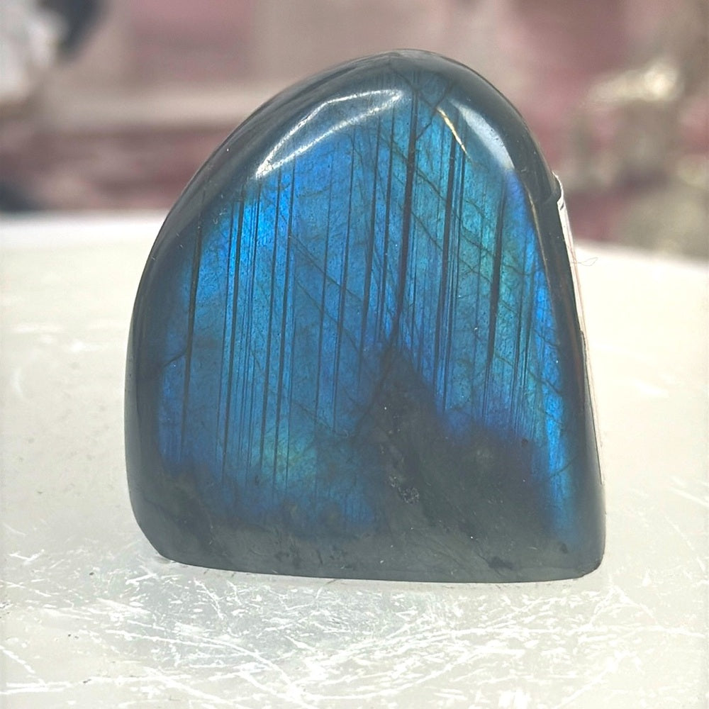 Mini Blue Labradorite w/ Shutter Flash - MBL01