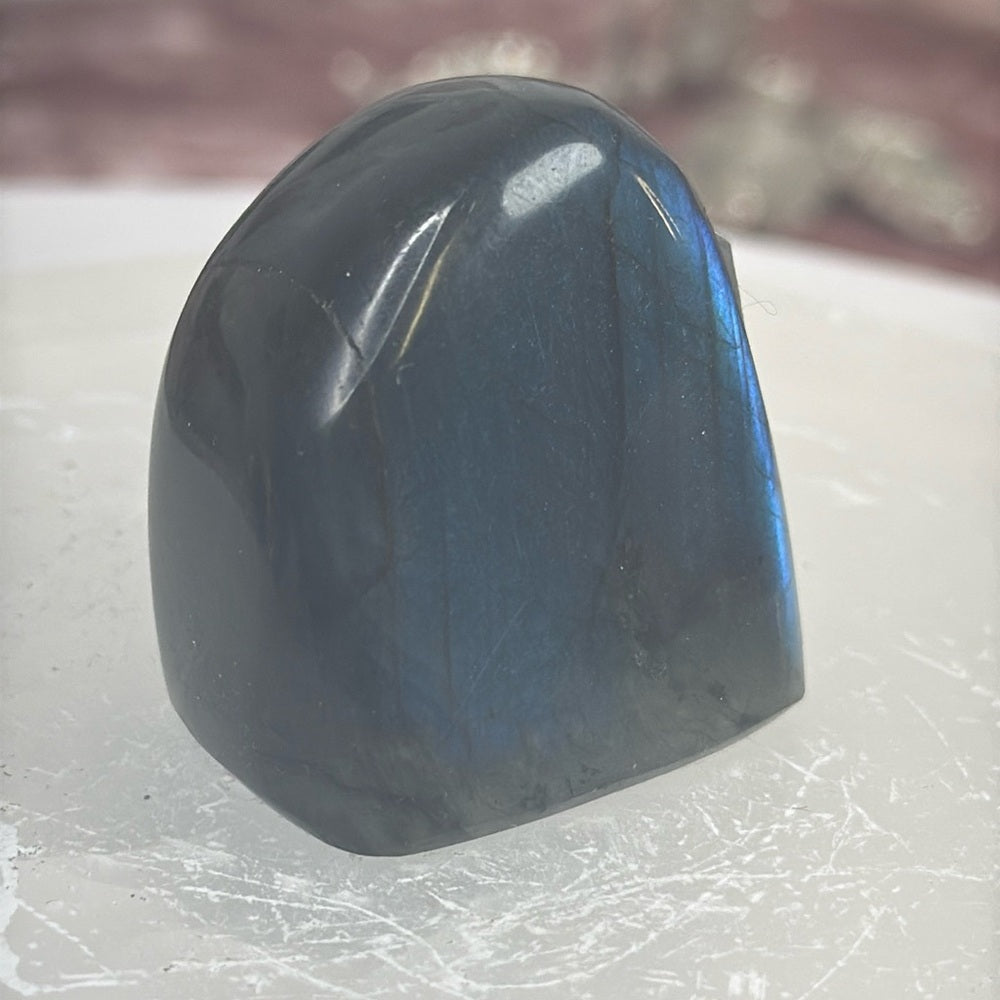 Mini Blue Labradorite w/ Shutter Flash - MBL01