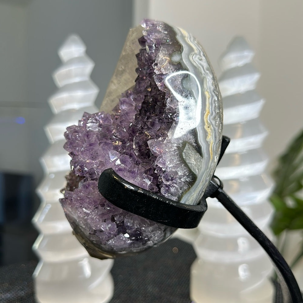 Special Amethyst with Red Calcite Statement Piece SAR01