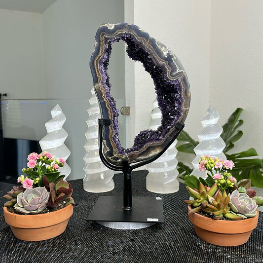 “The Big D” Portal Amethyst Statement Piece TBD07