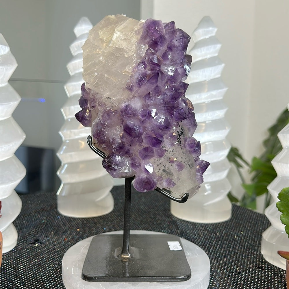 Special Amethyst on Calcite SAC64