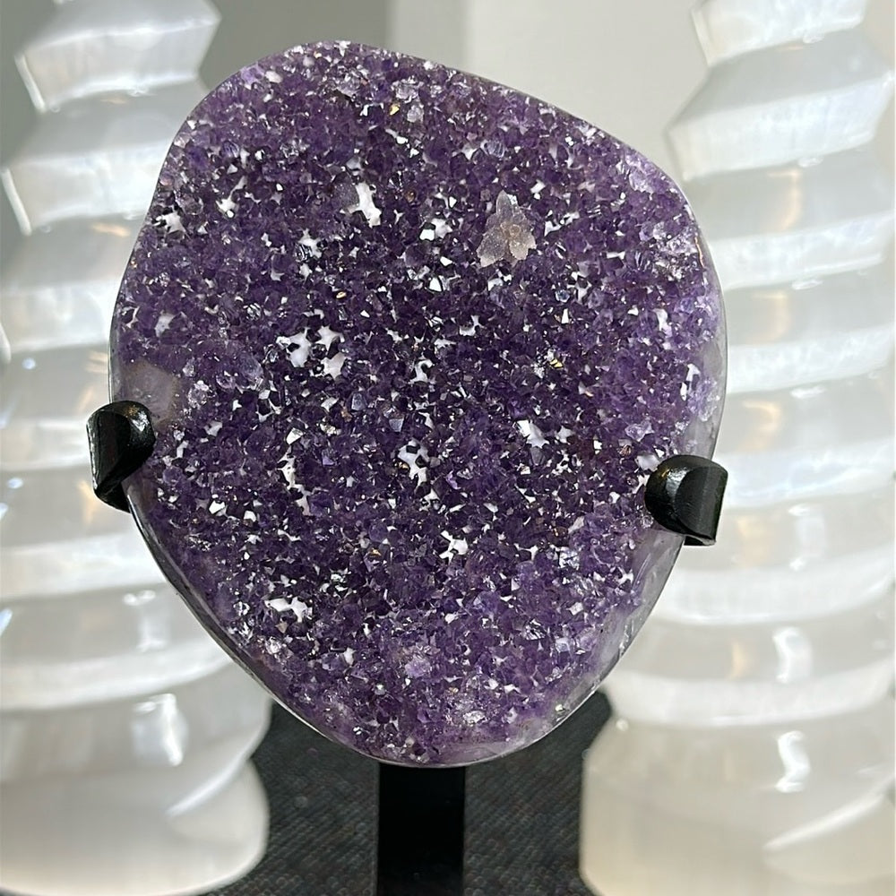 Sugar Amethyst with Calcite SAC28