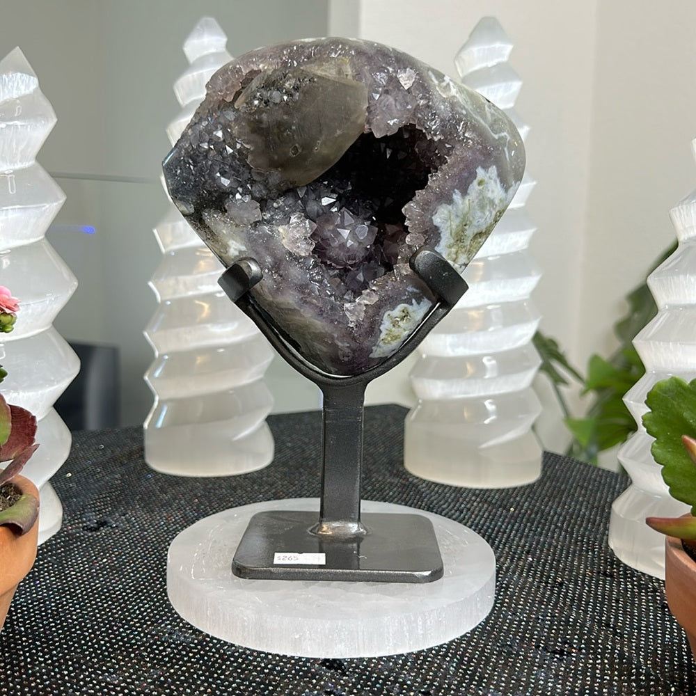 Galaxy Amethyst with Calcite GAC52