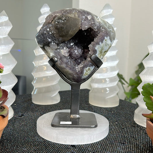 Galaxy Amethyst with Calcite GAC52
