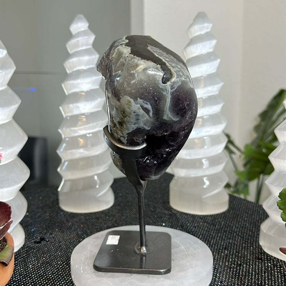 Galaxy Amethyst with Calcite GAC52