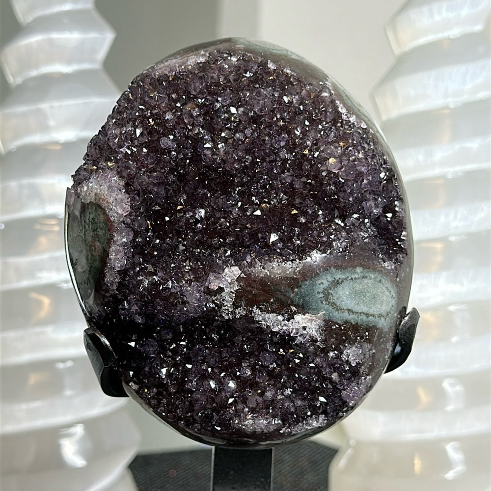 Deep Red Galaxy Amethyst with Green Jasper DRG28