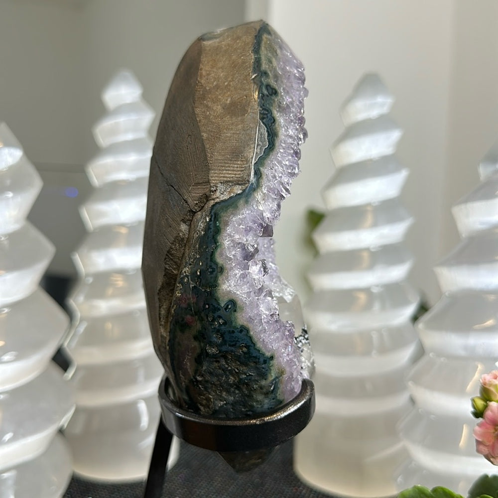 Galaxy Amethyst with Calcite GAC58