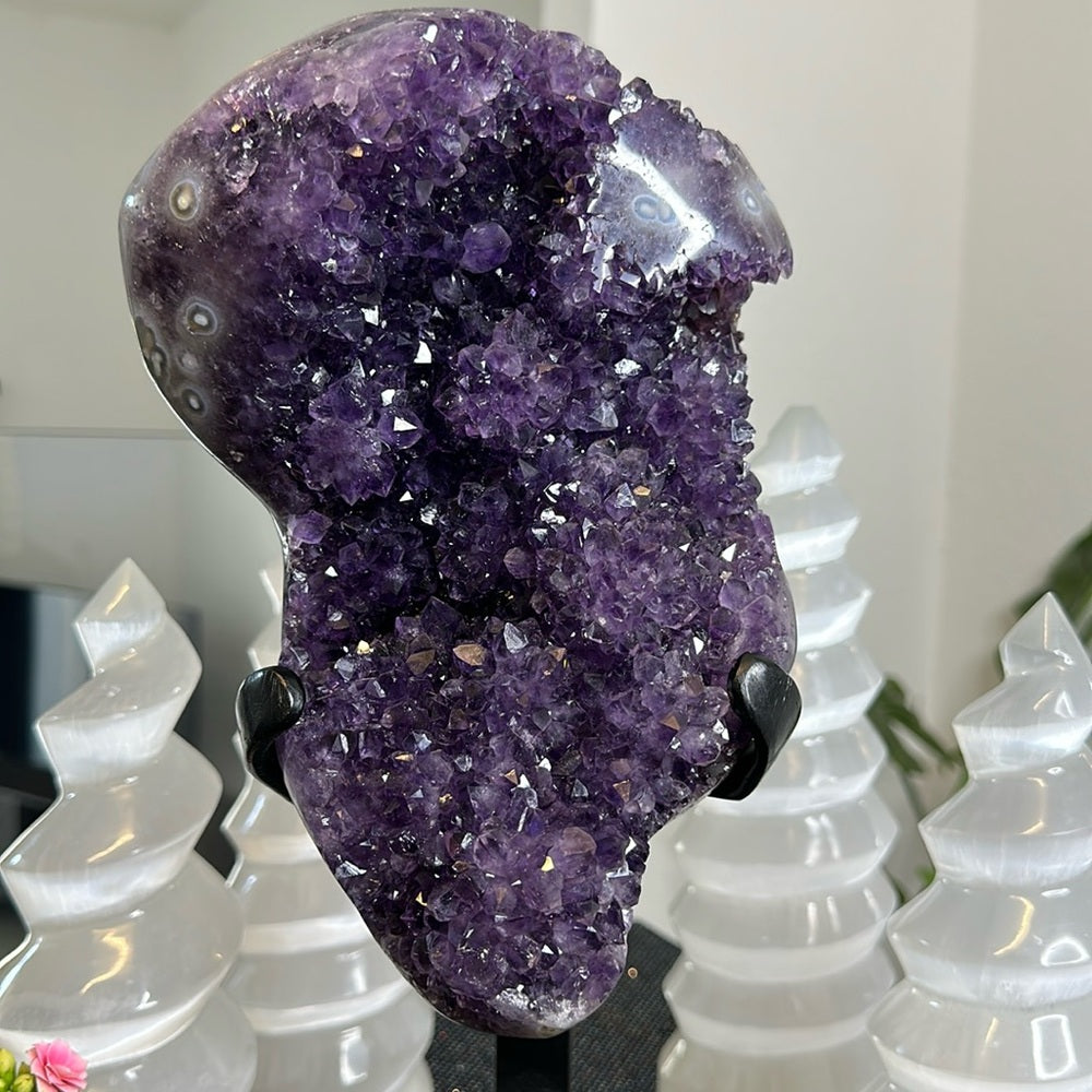 Flower Explosion Amethyst Statement Piece FEA09
