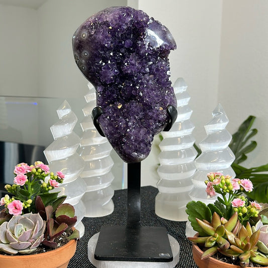 Flower Explosion Amethyst Statement Piece FEA09