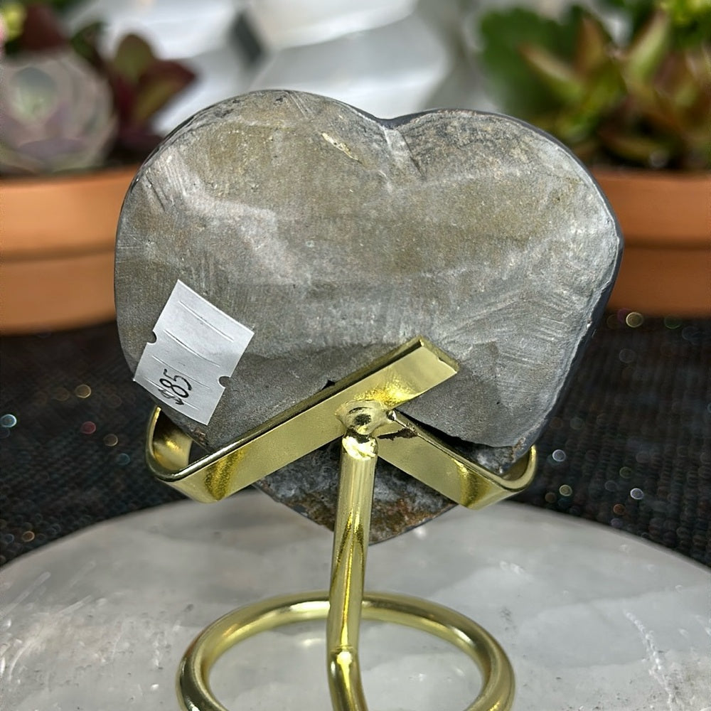 Sugar Druzy Heart SDH44