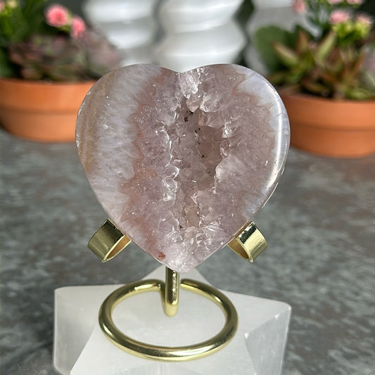 Sugar Druzy Heart SDH45