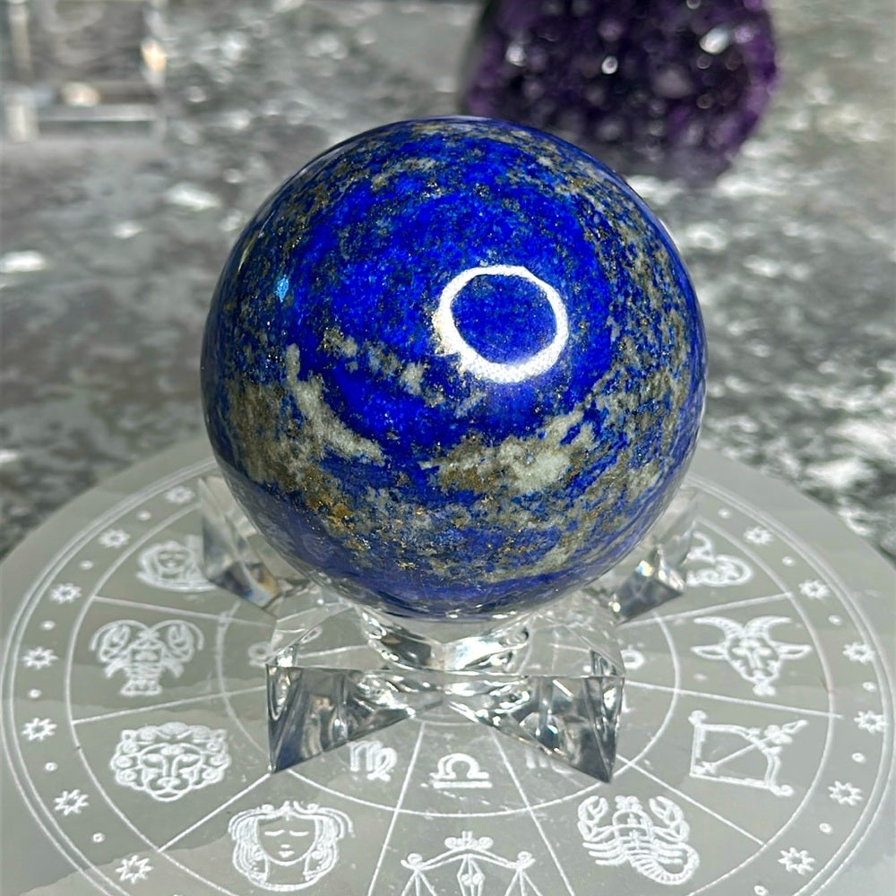 Lapis lazuli sphere LLS5