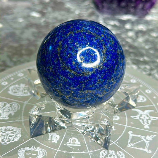 Lapis lazuli sphere LLS3