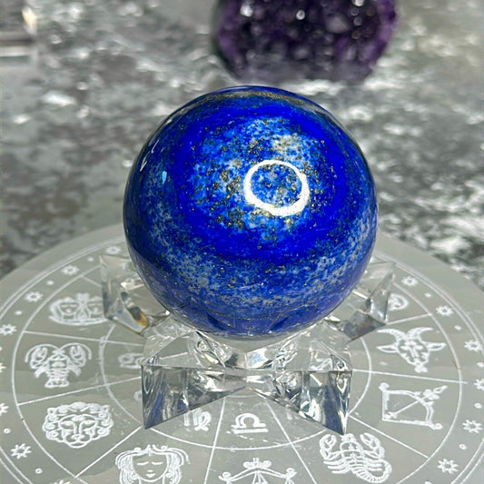 Lapis lazuli sphere LLS7
