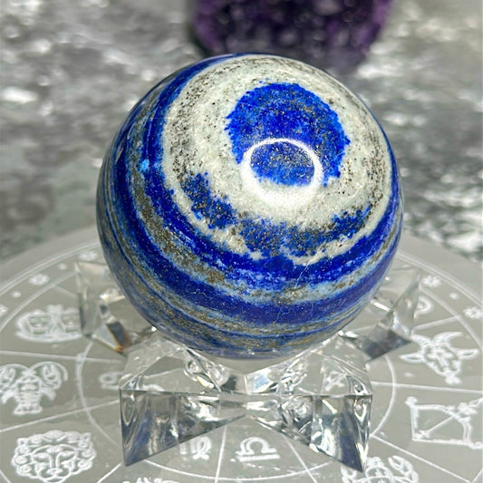 Lapis lazuli sphere LLS9
