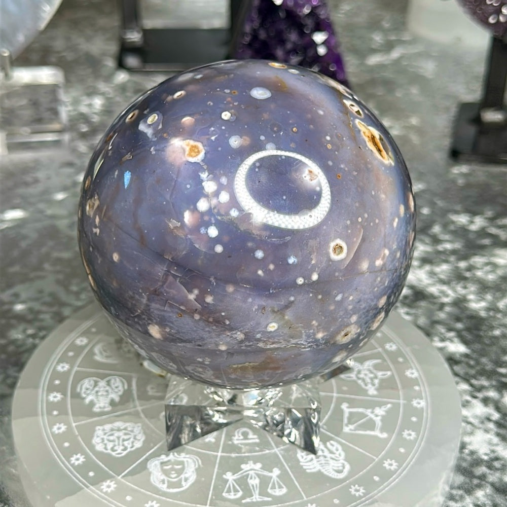 Violet Agate Sphere VAS01
