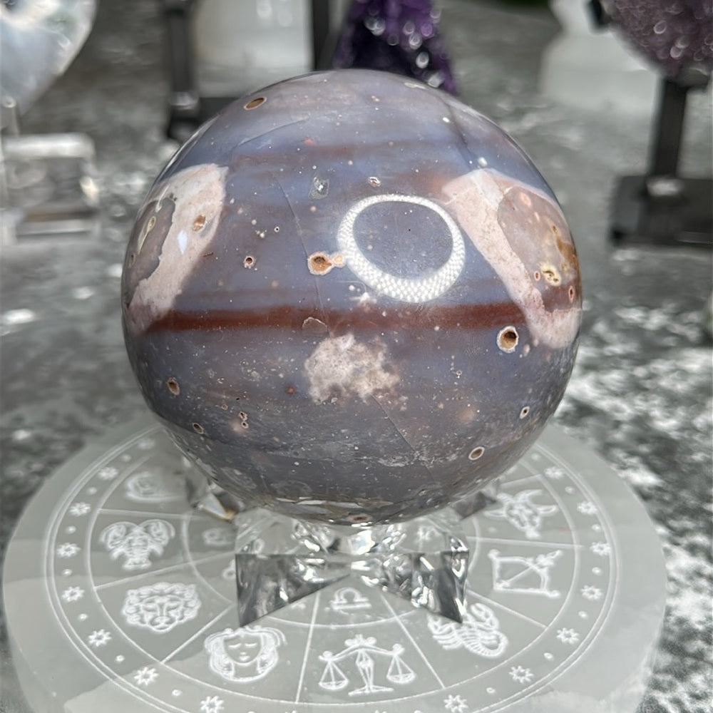 Violet Agate Sphere VAS02