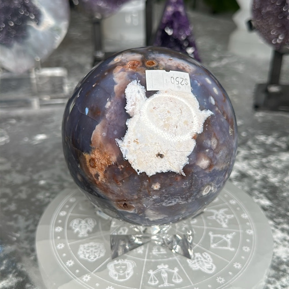 Violet Agate Sphere VAS01