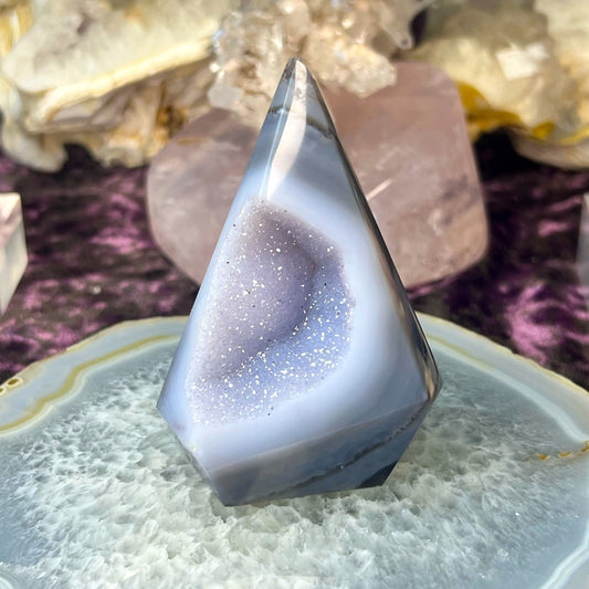 Druzy Amethyst Agate Diamond - DAD01