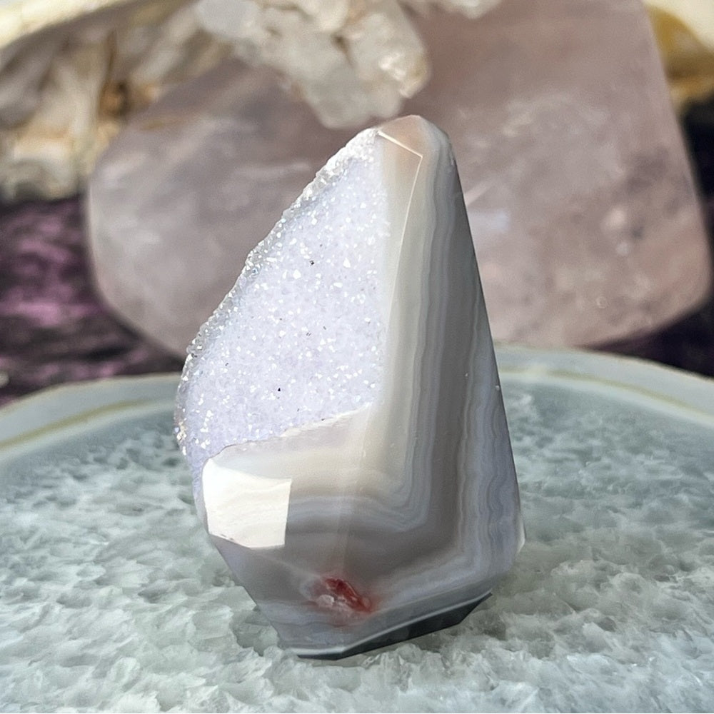 Druzy Amethyst Agate Diamond - DAD03