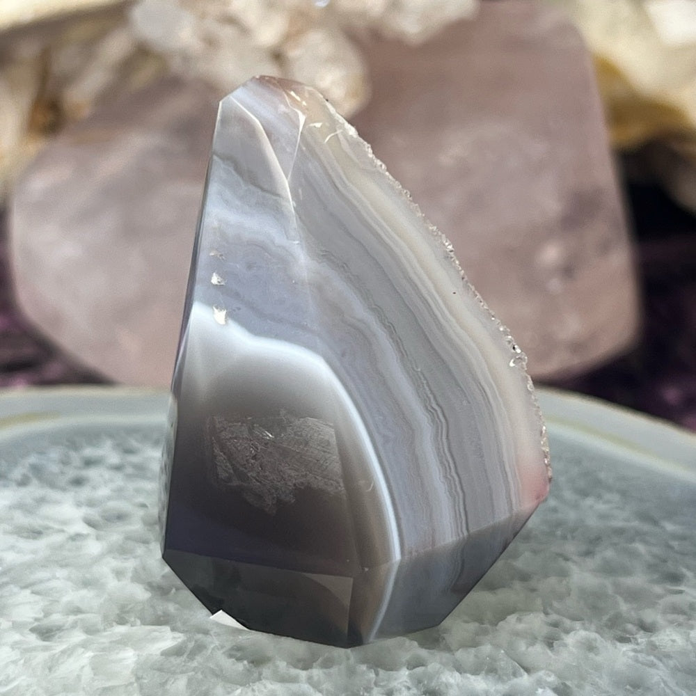 Druzy Amethyst Agate Diamond - DAD03