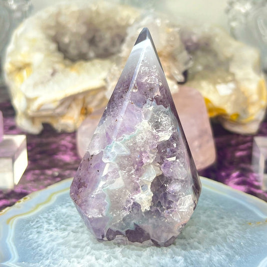 Druzy Amethyst Agate Diamond - DAD07