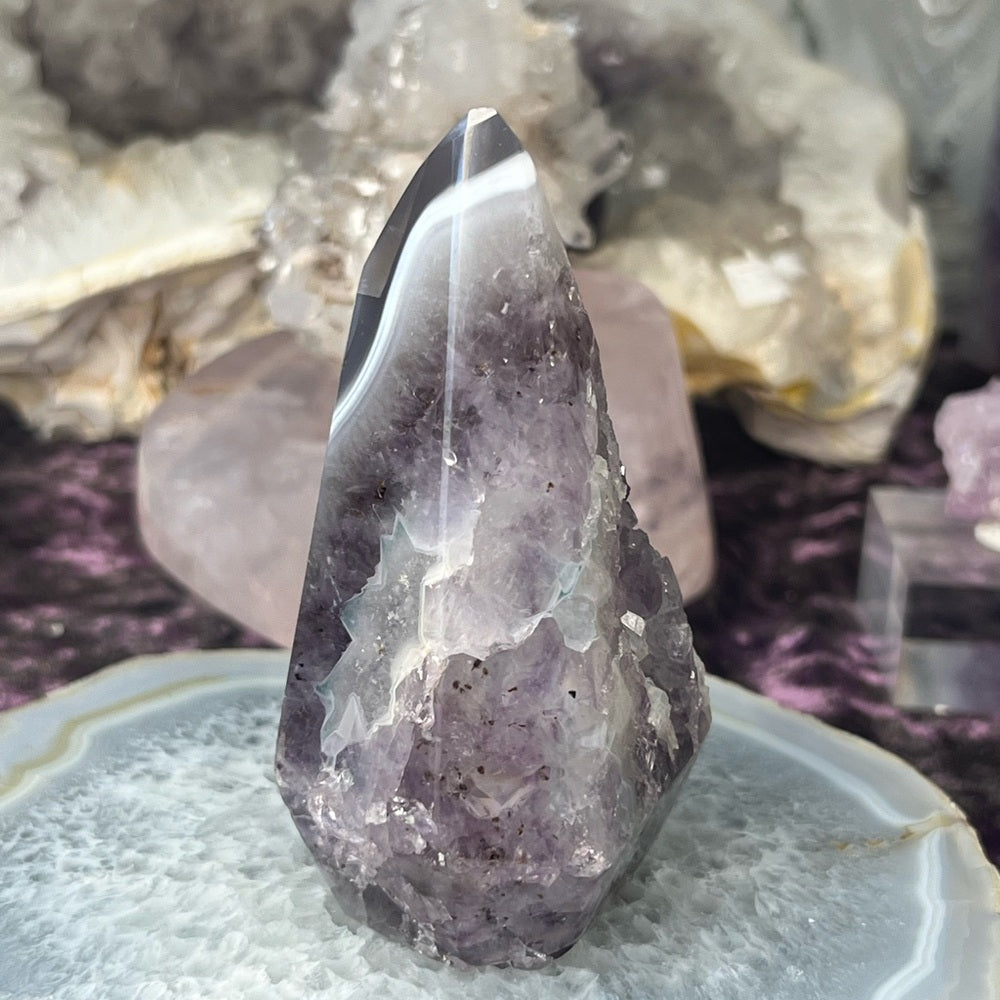Druzy Amethyst Agate Diamond - DAD07