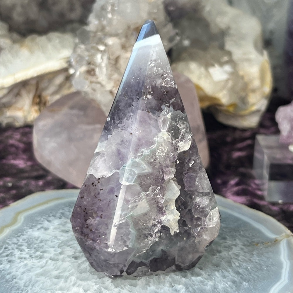 Druzy Amethyst Agate Diamond - DAD07
