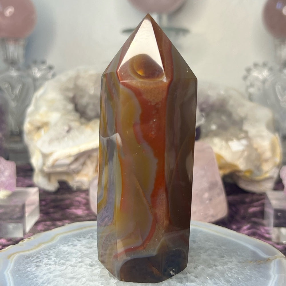 Agate Druzy Tower - ADZ01