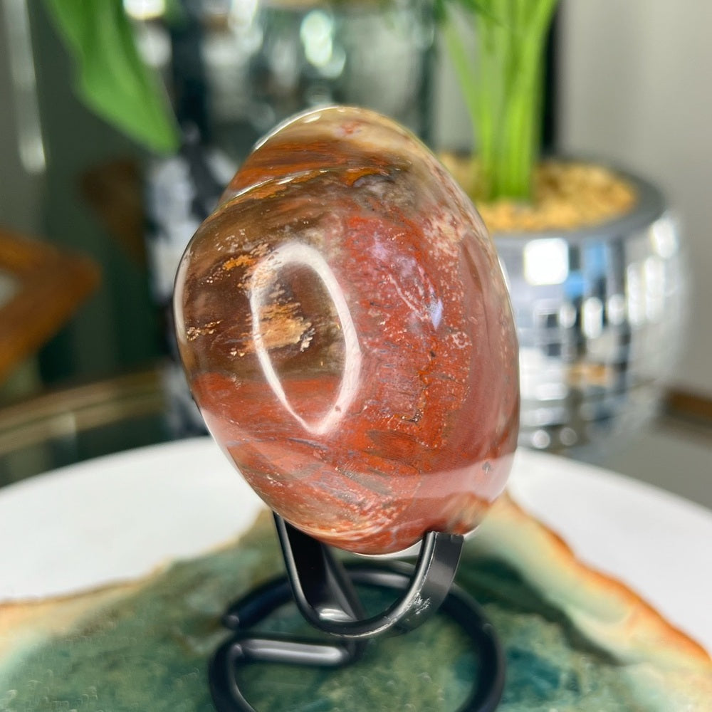 Petrified Wood Heart - PWH01
